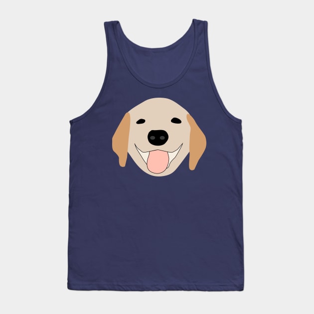 cute smiling golden retriever 2 Tank Top by CindyS